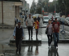 Erzurumlu yağmurla serinledi