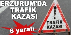 Erzurum'da trafik kazası