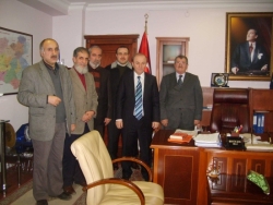 Erzurum'da valiye kitapcı ziyareti