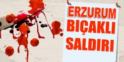 Erzurum'da bıçaklı kavga