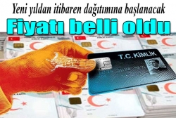 Çipli kimlik fiyatları belli oldu!