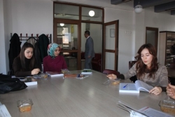 Kütüphanede aşure ikramı