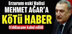 Mehmet Ağar'a kötü haber!