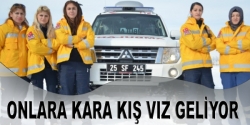 Erzurum'da kara kışın kurtarıcıları