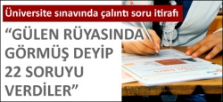 Gülen rüyasında görmüş deyip!