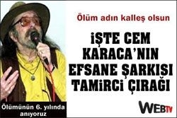 Cem Karaca anıldı!..