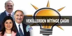 Vekilerden Mitinge çağrı