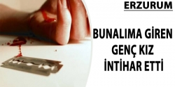 Bunalıma giren genç kız intihar etti