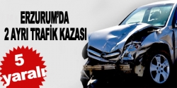 Erzurum'da trafik kazası