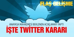 Anayasa Mahkemesi'nden Twitter kararı