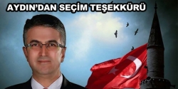 Aydın'dan Seçim teşekkürü