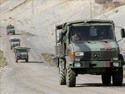 Erzincan'da konvoy hareketliliği