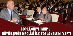 Büyükşehir Meclisi toplandı