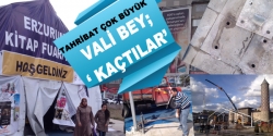 Fuarcılar yıktılar ve gittiler!