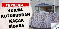 Erzurum'da kaçak sigara