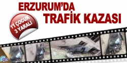 Erzurum'da trafik kazası: 3 yaralı