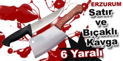 Satır ve Bıçaklı Kavga: 6 Yaralı