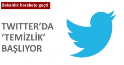 Twitter'da "Net temizlik" başlıyor