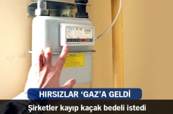 Hırsızlar 'gaz'a geldi!