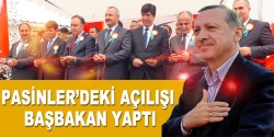 Açılışı Başbakan yaptı