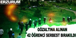 Gözaltına alınan 42 kişi serbest bırakıldı