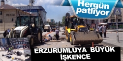 Erzurum’da hayat durdu!