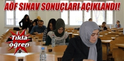 AÖF Sınav Sonuçları açıklandı!