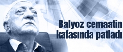 Balyoz cemaatin kafasında patladı