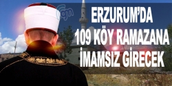 Erzurum'da 109 köy imamsiz