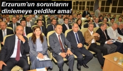Erzurum'un Sorunlarını dinleyen olmadı!