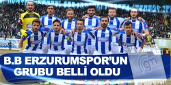 B.B Erzurumspor'un grubu belli oldu