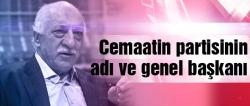 Cemaatin partisinin adı ve genel başkanı