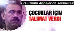 Çocuklar için talimat verdi!