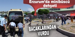 Münibüs şoförü vuruldu