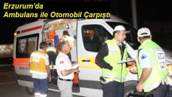 Ambulans ile Otomobil Çarpıştı: 4 Yaralı