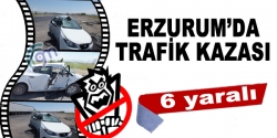 Erzurum'da trafik kazası