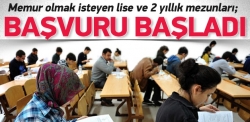 Başvuruları başladı!