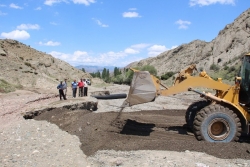 Erzurum'da sel'in yaraları sarılıyor