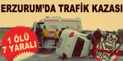 Pasinler'da trafik kazası
