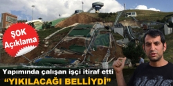 Yıkılacağı belliydi!