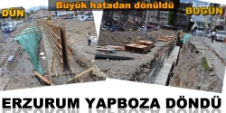 Erzurum yapboza döndü!