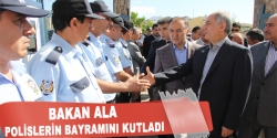 Bakan Ala polislerin bayramını kutladı