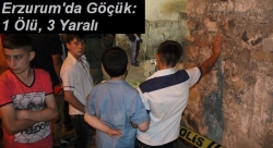 Erzurum'da Göçük: 1 Ölü, 3 Yaralı
