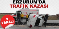 Erzurum'da trafik kazası