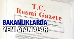 Atama Kararları Resmi Gazete'de!