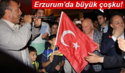 Erzurum'da büyük çoşku!