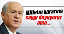 Bahçeli'den sert seçim eleştirisi!