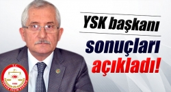 YSK başkanı sonuçları açıkladı!