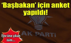 Başbakan için anket yapıldı