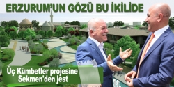 Üç Kümbetler projesine Sekmen'den jest